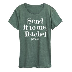 Women's - Instant Message - Send It To Me Rachel Short Sleeve Graphic T-Shirt - 1 of 4