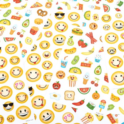 224ct Smiley Emoji Stickers