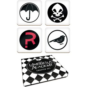Dark Horse Comics Umbrella Academy Logos 4 Piece Drink Coaster Set - 1 of 1