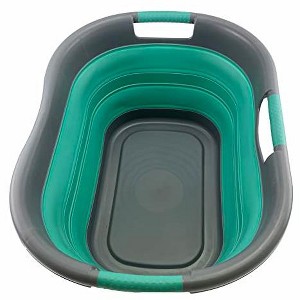 SAMMART 40L (10.5 gallon) Collapsible Plastic Laundry Basket/Washing tub - 1 of 4