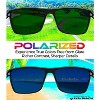 grinderPUNCH Polarized Sunglasses for Men Lightweight TR90 Frame UV400 Protection Square Sun Glasses for Driving Fishing Golf - 2 Pack - 4 of 4