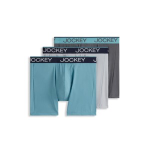 Jockey Men's Chafe Proof Pouch Microfiber 6" Boxer Brief - 3 Pack - 1 of 4
