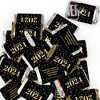 131 Pcs New Year's Eve Candy Party Favors Hershey's Miniatures and Gold Almond Kisses Chocolate by Just Candy (1.65 lbs) - Rainbow Confetti - 2 of 3