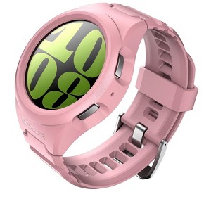 Dexnor for Samsung Galaxy Watch 6 Classic Band [47mm] [43mm],Galaxy Watch 6 Band [40mm] [44mm],[Raised Bezel & Snap-on] Rugged Shockproof Case - 1 of 3