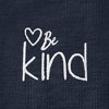 Dalix Be Kind Embroidered Cotton Relaxed Fit Short Sleeve Crewneck Tee Shirt Women - 4 of 4