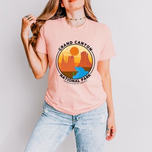 Simply Sage Market Grand Canyon National Park Badge Short Sleeve Tee - 1 of 4
