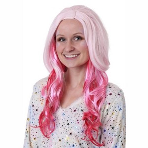 HalloweenCostumes.com  Women Women's Ombré Pink Exclusive Wig, Pink/Pink - 1 of 4