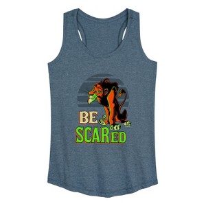 Women's - Disney Villains - Be Scared Graphic Racerback Tank - 1 of 4