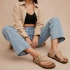 CUSHIONAIRE Women's Libby Cork footbed Sandal with +Comfort and Wide Widths Available, - 4 of 4