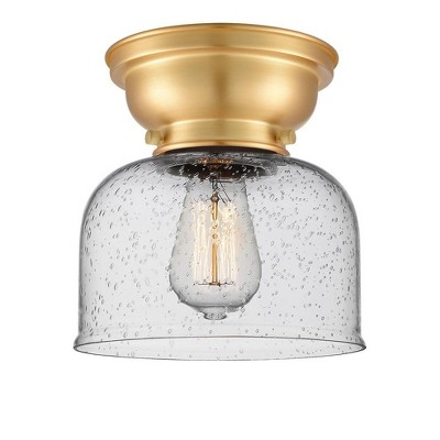 Bell - 1 Light Flush Mount In Industrial Style-7.88 Inches Tall and 8 Inches Wide
