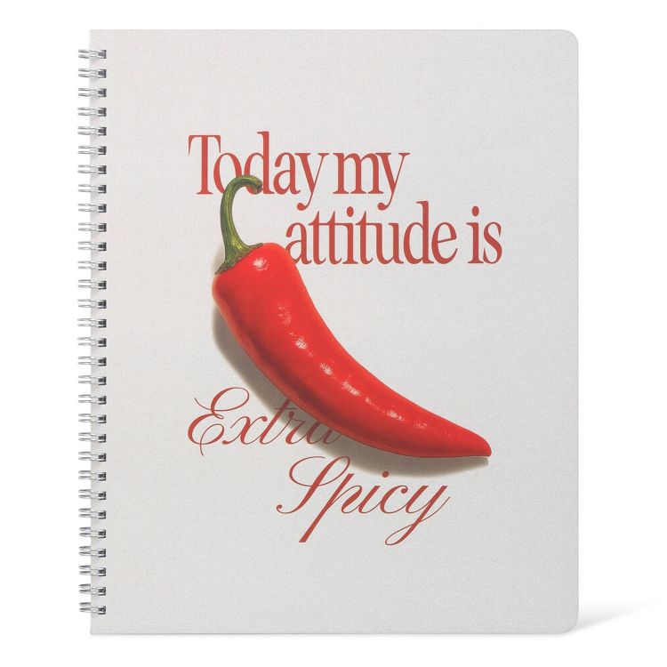Studio Artifact 8.5"x10.5" Single Subject College Rule Notebook Spicy, 1 of 5