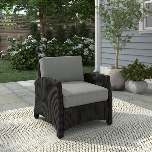 Wicker look 2024 patio chairs