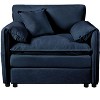 Airsurfer Oversized 41.73" Sofa Chair,Modern Upholstered Armchair with Pillow,Modular Sectional Sofa for Living Room, DIY Combination Chenille - 2 of 4