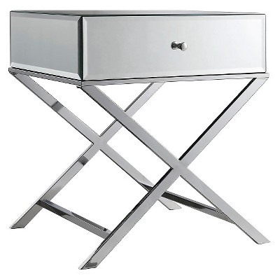 mirrored side table target