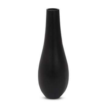 Mela Artisans Nameri Black Metal Vase