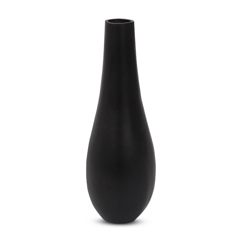 Mela Artisans Nameri Black Metal Vase, 1 of 6