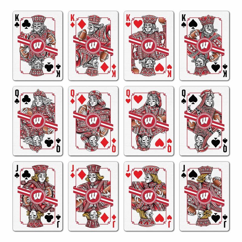 NCAA Wisconsin Badgers Classic Series Playing Cards, 2 of 6