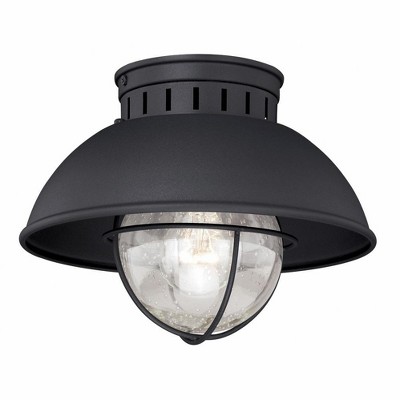 Vaxcel Harwich 1 - Light Flush Mount in  Textured Black