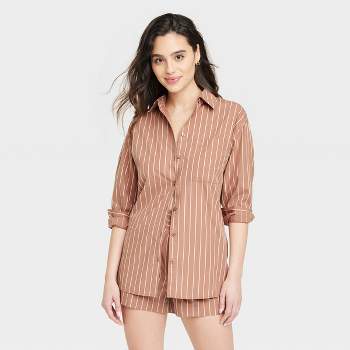 Women's Long Sleeve Button-Down Shirt - A New Day™