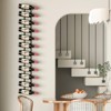 Itopfox 24 Bottle Wall Mounted Wine Rack, Adjustable Height for Wine, Liquor, Champagne, Matte Black Metal Rack for Kitchen, Bar, Wine Cellar - 4 of 4