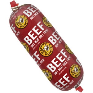 HAPPY HOWIE'S Soft Meat Roll Dog Treat - Beef (7 oz) - 1 of 3