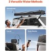VEVOR Roof Rack Water Tank, 8 Gal, Multi-Dispensing Outdoor Tank with 2 Splash-Guard Panels & T-slot, High-Capacity Aluminum Tank - 3 of 4