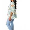 Women's Fabled In Floral Draped Peplum Top - Jodifl S - 2 of 4