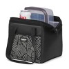 Igloo Print Essentials Leftover Lunch Bag with Pack Ins - Black