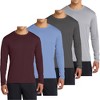 Mafoose 4-Pack Men's Long Sleeve Quick-Dry Performance T-shirts - UPF 50 Sun Protection - 4 of 4
