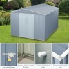 Large Metal Storage Sheds,Outdoor Storage Shed with Updated Frame Structure,Lockable Doors and Air Vents - 4 of 4