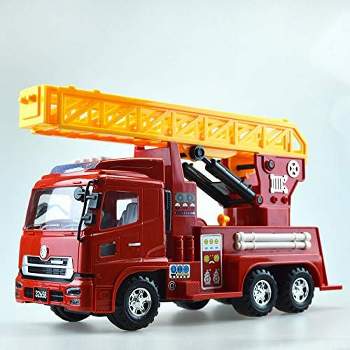 Big Daddy Extra Big Red Fire Truck with Lights and Sounds and Extendable Ladder