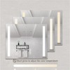 LED Mirror Bathroom Cabinet, 36"x30" Recessed Or Surface Mounted Storage Cabinet With Dimmable Anti-fog Touch Control LED Mirror - 4 of 4