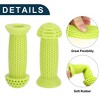 Unique Bargains Child Bike Handlebar Grips Covers 3.94" Green 1 Pair - 3 of 4