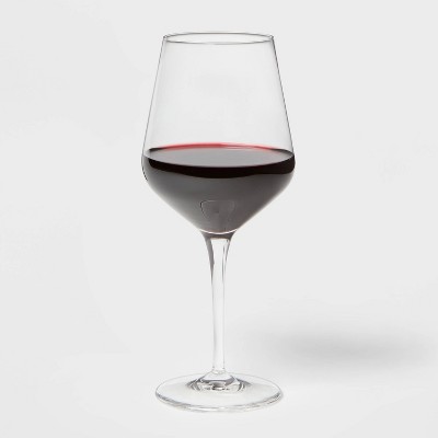 22oz 4pk Glass Atherton Red Wine Glasses - (missing 2)