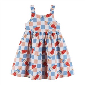 Andy & Evan  Toddler  Bomb Pop Print Linen Dress - 1 of 4