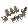 WestinTrends Tuscany HIPS¬¨‚Ä†Outdoor¬¨‚Ä†Patio¬¨‚Ä†Folding¬¨‚Ä†Adirondack¬¨‚Ä†Chair (Set of 8) - 4 of 4