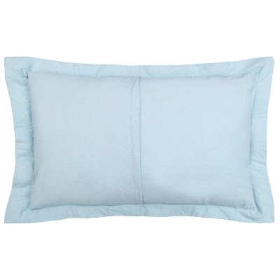 Blue Cotton Tufted Chenille King Sham