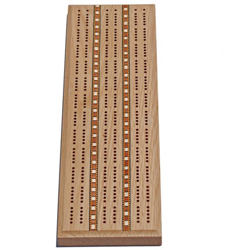 4 track cribbage board template