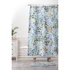 Blue Speckled Painting Watercolor Stains Shower Curtain Blue - Deny Designs - 3 of 4