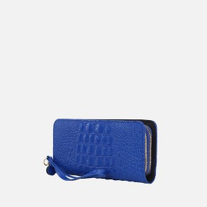 MKF Collection Eve Genuine Leather Crocodile-embossed Women’s Wristlet Wallet by Mia K - 1 of 3