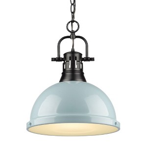 Golden Lighting Duncan 1 Light Pendant with Chain - 1 of 1