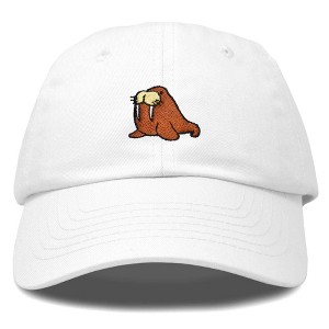 Dalix Walrus Cap Embroidered Mens Cotton Dad Hat Baseball Hat - 1 of 4