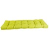 Blazing Needles, 55-inch by 19-inch Tufted Solid Outdoor Spun Polyester Loveseat Cushion - 2 of 3