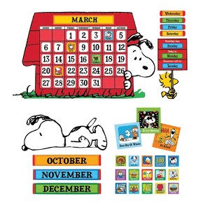Eureka® Peanuts® Calendar Bulletin Board Set - 1 of 3