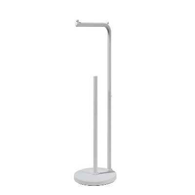 SunnyPoint Toilet Tissue Paper Roll Holder White (GL-CB-WHT)