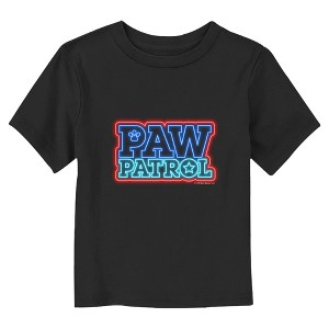 Toddler PAW Patrol Neon Logo T Shirt - 1 of 3