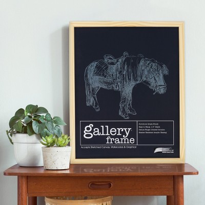 Natural Wood 6x12 Gallery Picture Frame
