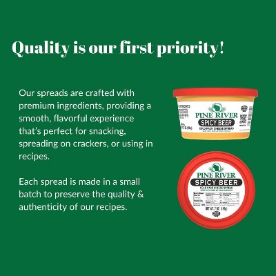 Pine River Spicy Beer Cold Savoury Cheese Spread - 7oz