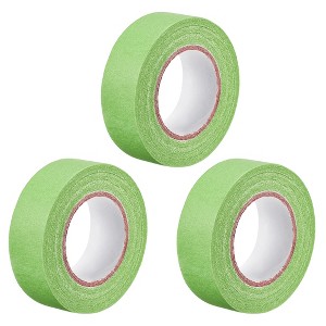 Unique Bargains Strong Adhesion No Sticky Residue DIY Crafts Masking Tapes 21 Yards 3 Pcs - 1 of 4