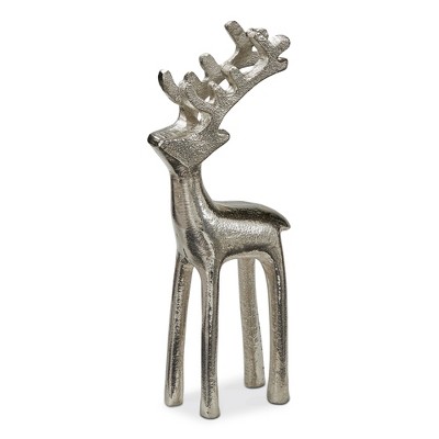 TAG Reindeer Silhouette Figurine Lg Silver